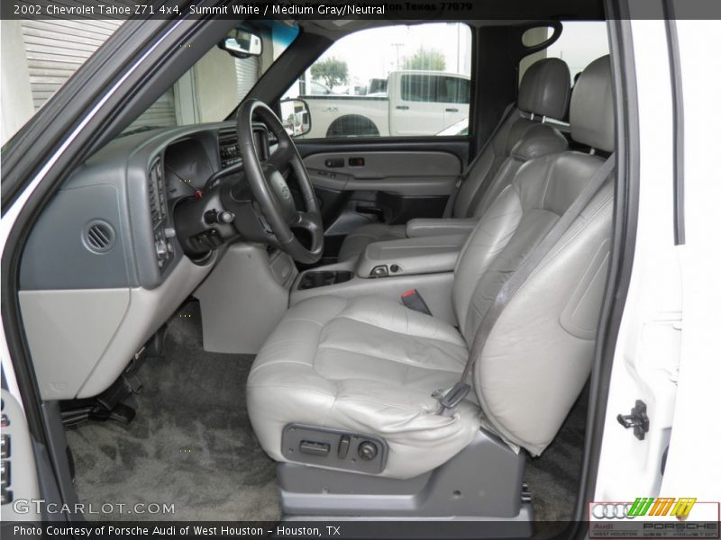 Summit White / Medium Gray/Neutral 2002 Chevrolet Tahoe Z71 4x4