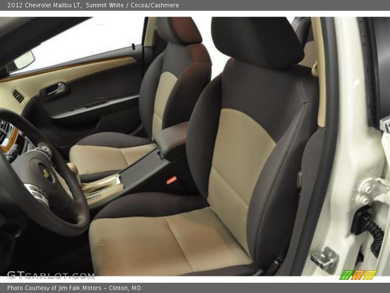 Summit White / Cocoa/Cashmere 2012 Chevrolet Malibu LT