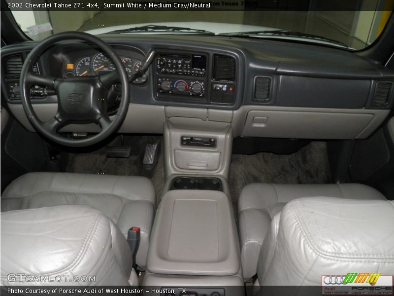 Summit White / Medium Gray/Neutral 2002 Chevrolet Tahoe Z71 4x4