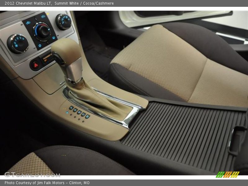 Summit White / Cocoa/Cashmere 2012 Chevrolet Malibu LT