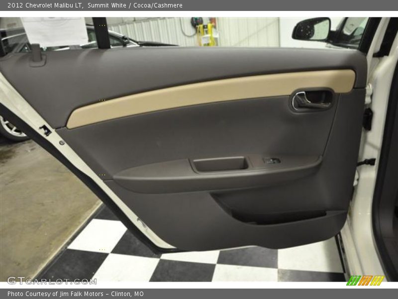 Summit White / Cocoa/Cashmere 2012 Chevrolet Malibu LT