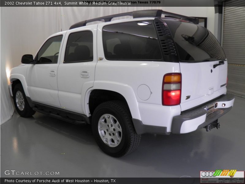 Summit White / Medium Gray/Neutral 2002 Chevrolet Tahoe Z71 4x4