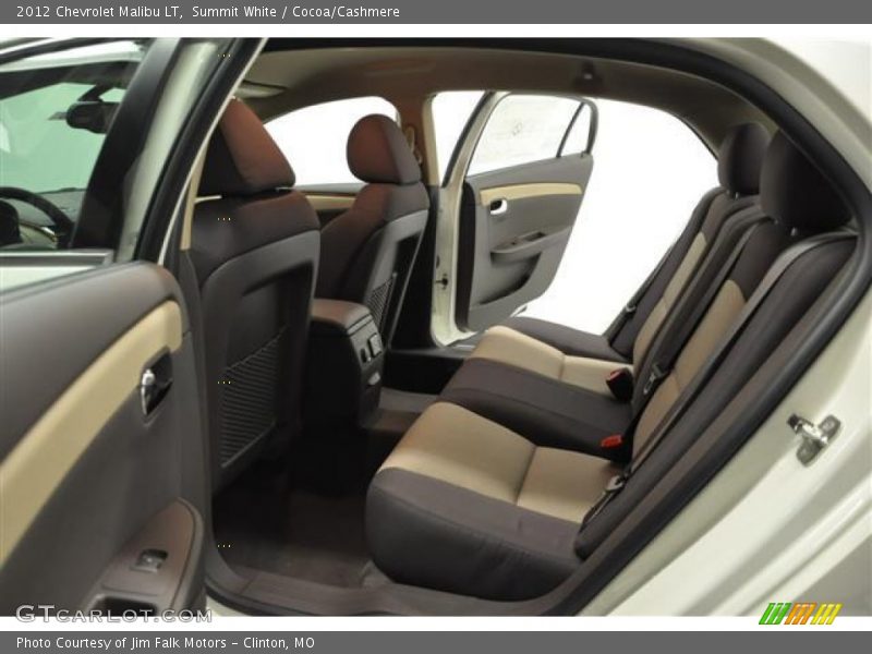 Summit White / Cocoa/Cashmere 2012 Chevrolet Malibu LT