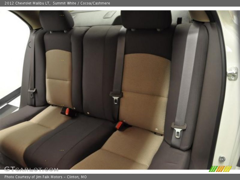 Summit White / Cocoa/Cashmere 2012 Chevrolet Malibu LT