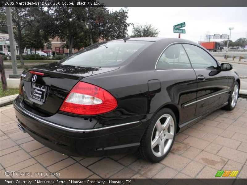 Black / Black 2009 Mercedes-Benz CLK 350 Coupe