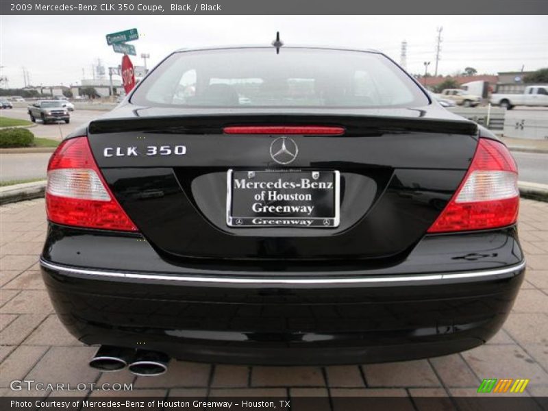 Black / Black 2009 Mercedes-Benz CLK 350 Coupe
