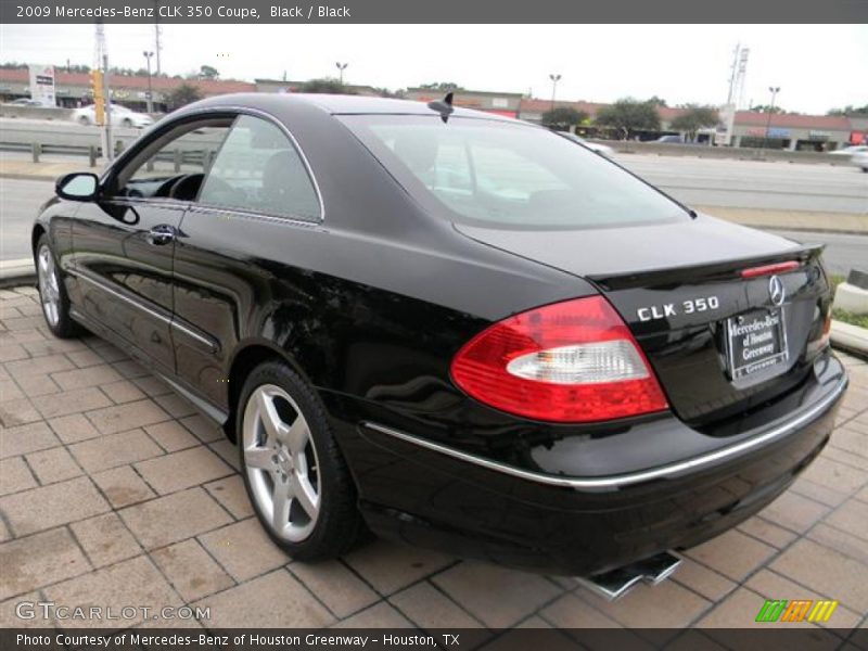 Black / Black 2009 Mercedes-Benz CLK 350 Coupe