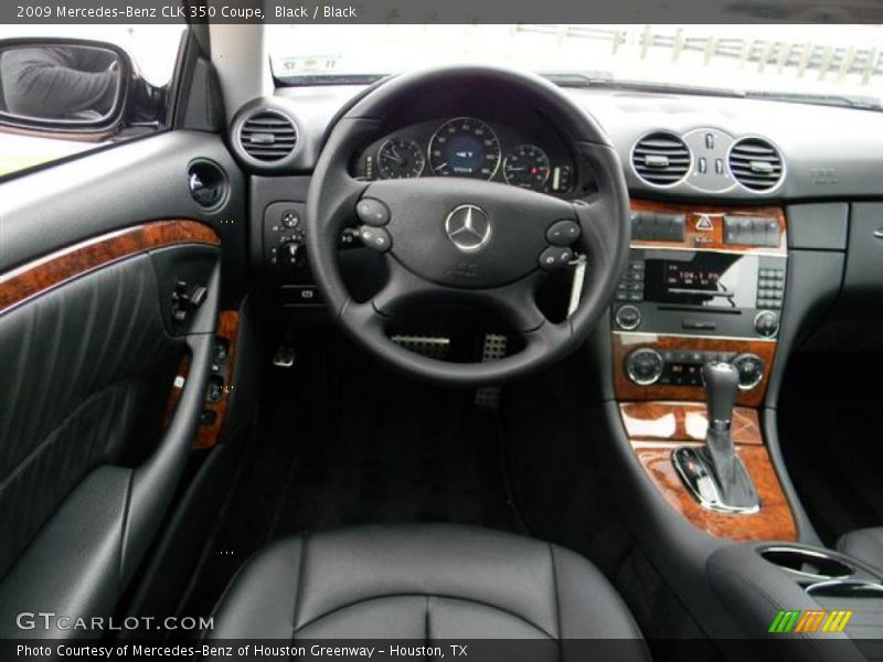 Black / Black 2009 Mercedes-Benz CLK 350 Coupe