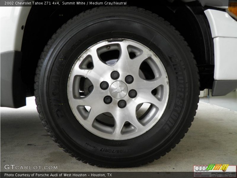 Summit White / Medium Gray/Neutral 2002 Chevrolet Tahoe Z71 4x4