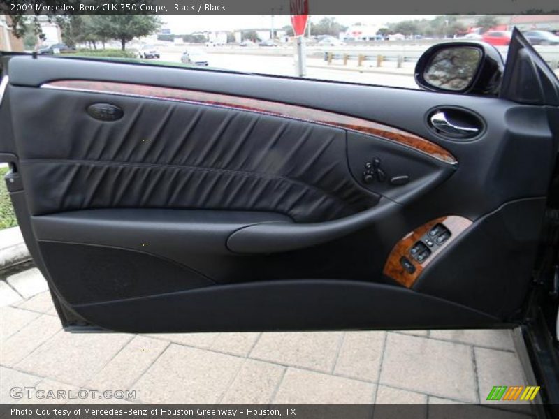 Black / Black 2009 Mercedes-Benz CLK 350 Coupe
