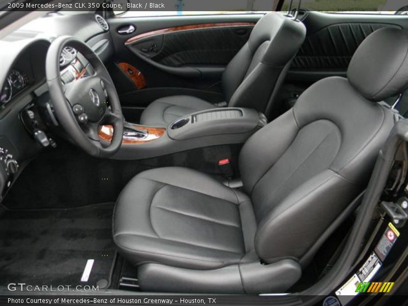 Black / Black 2009 Mercedes-Benz CLK 350 Coupe