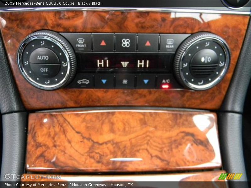Black / Black 2009 Mercedes-Benz CLK 350 Coupe