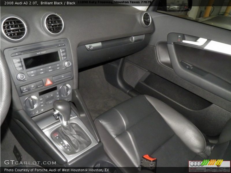 Brilliant Black / Black 2008 Audi A3 2.0T