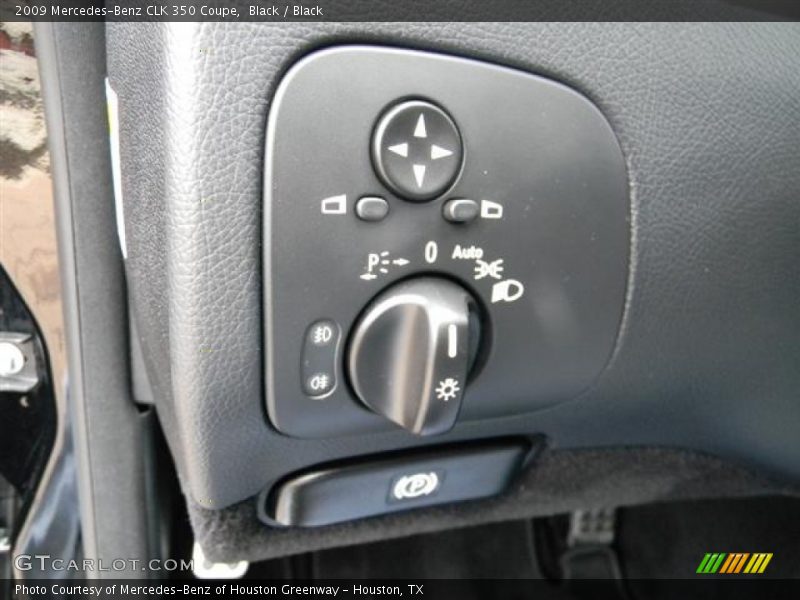 Black / Black 2009 Mercedes-Benz CLK 350 Coupe