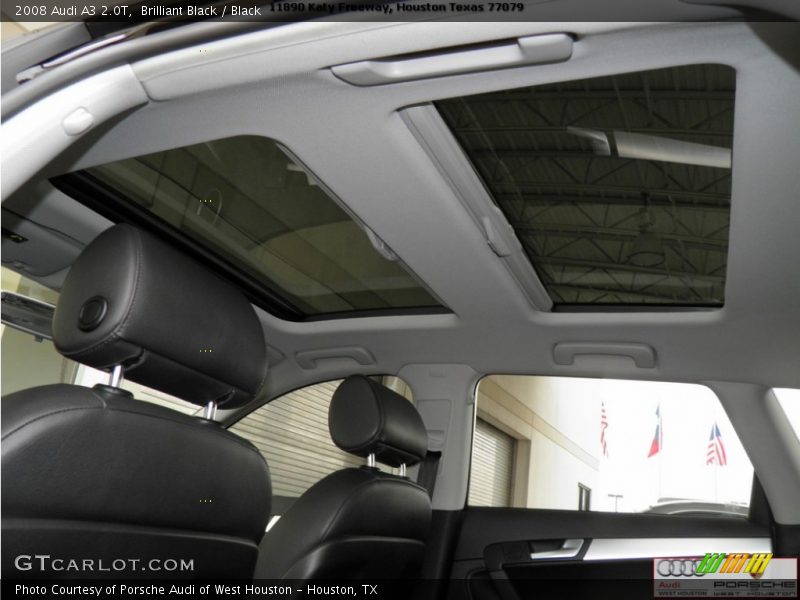 Brilliant Black / Black 2008 Audi A3 2.0T