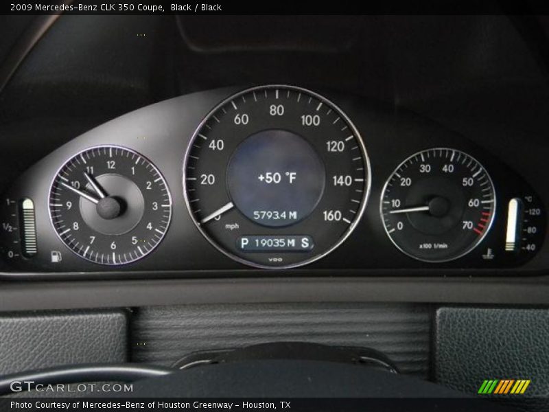 Black / Black 2009 Mercedes-Benz CLK 350 Coupe