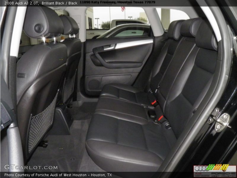 Brilliant Black / Black 2008 Audi A3 2.0T