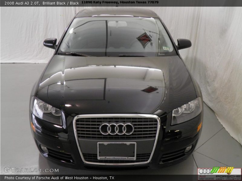 Brilliant Black / Black 2008 Audi A3 2.0T