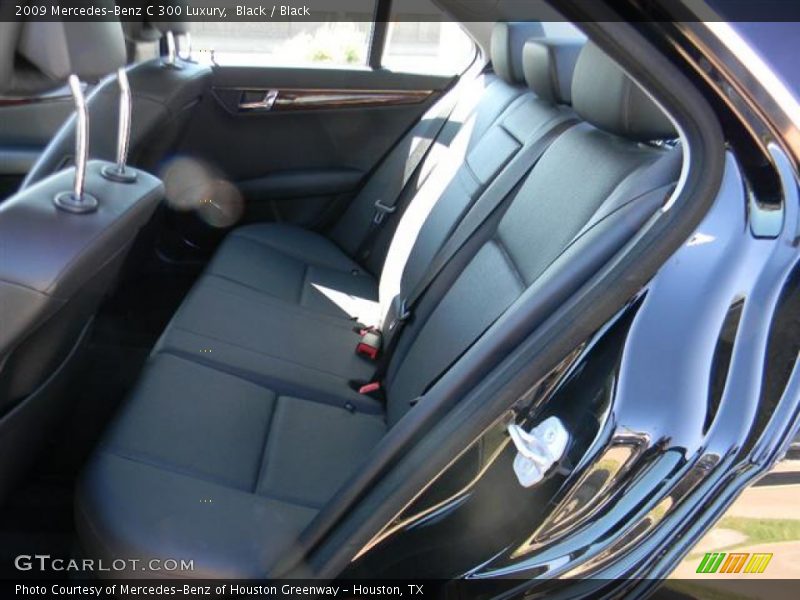 Black / Black 2009 Mercedes-Benz C 300 Luxury