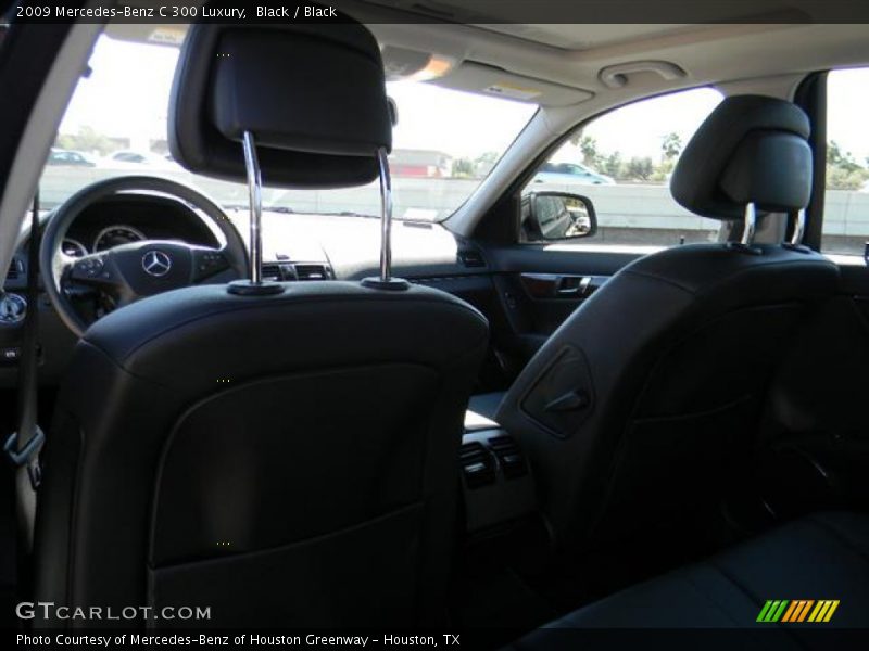 Black / Black 2009 Mercedes-Benz C 300 Luxury