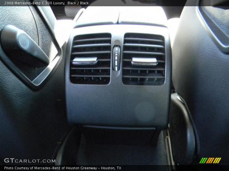 Black / Black 2009 Mercedes-Benz C 300 Luxury