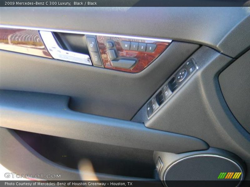 Black / Black 2009 Mercedes-Benz C 300 Luxury