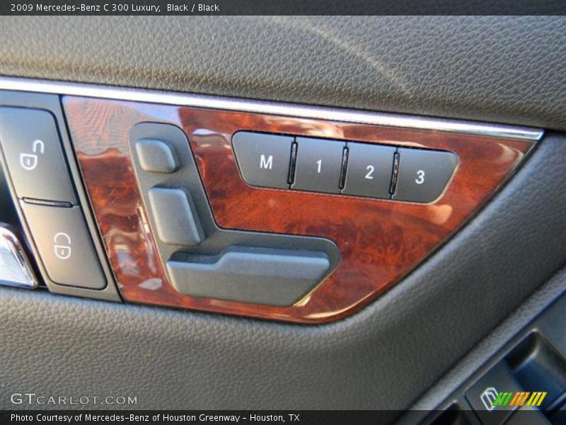 Black / Black 2009 Mercedes-Benz C 300 Luxury