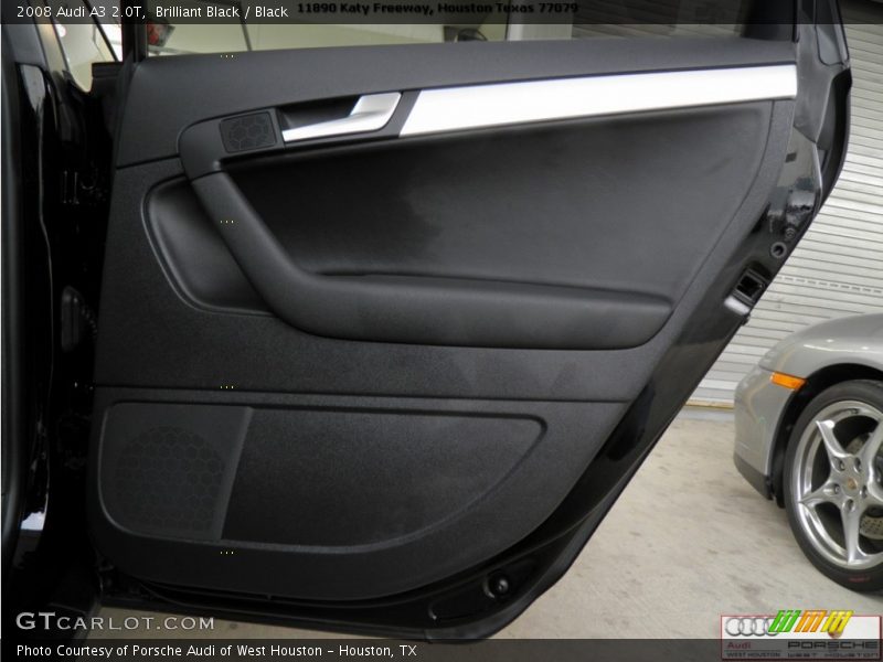 Brilliant Black / Black 2008 Audi A3 2.0T