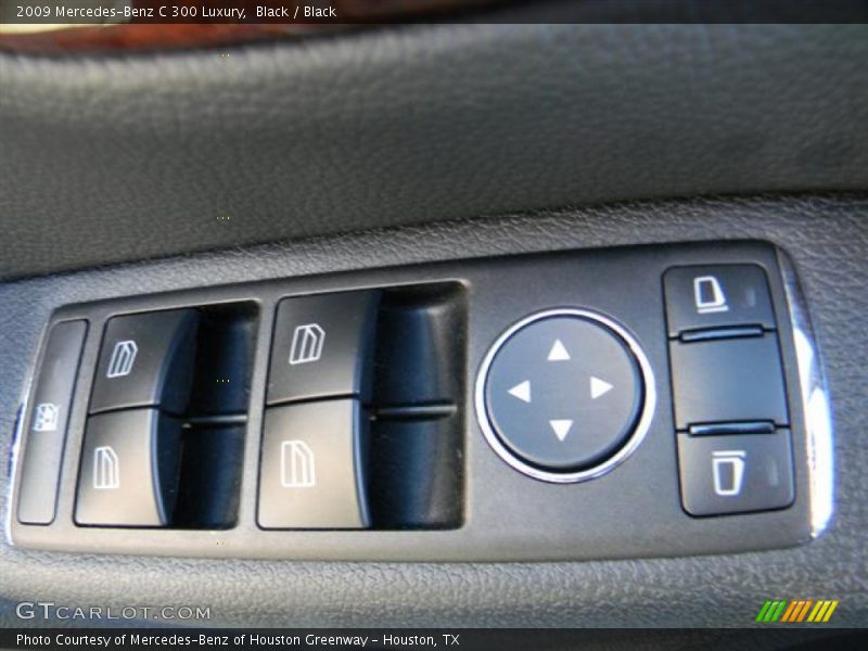 Black / Black 2009 Mercedes-Benz C 300 Luxury