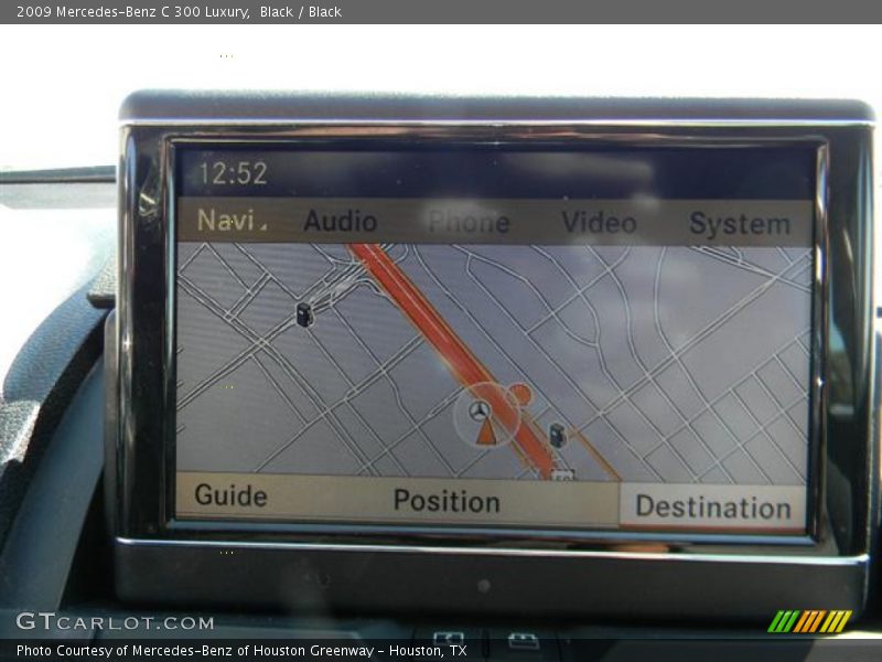 Black / Black 2009 Mercedes-Benz C 300 Luxury