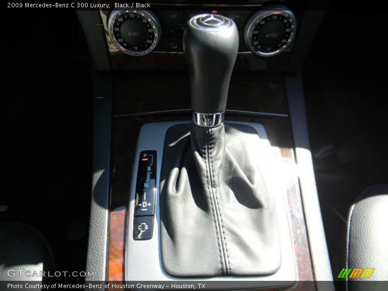 Black / Black 2009 Mercedes-Benz C 300 Luxury