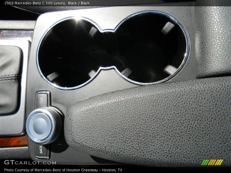Black / Black 2009 Mercedes-Benz C 300 Luxury