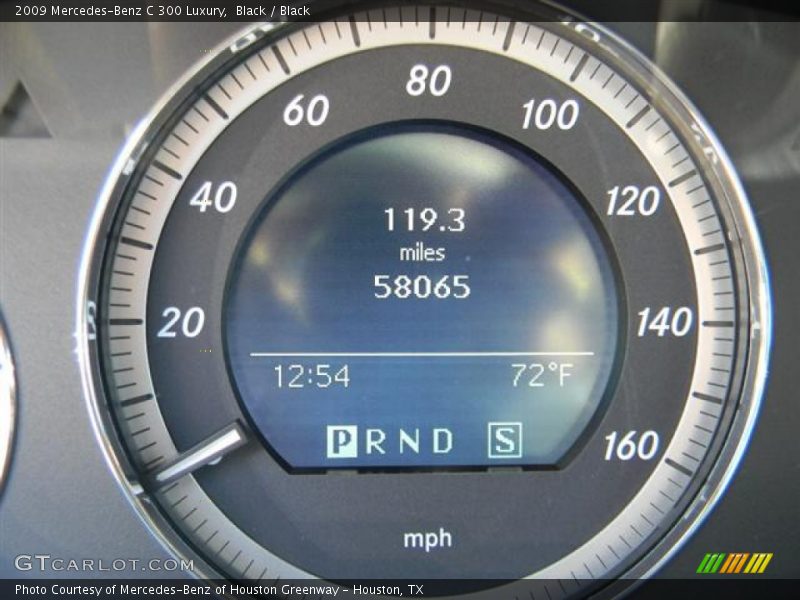 Black / Black 2009 Mercedes-Benz C 300 Luxury