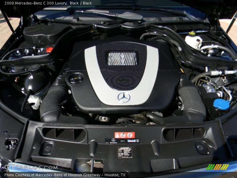 Black / Black 2009 Mercedes-Benz C 300 Luxury