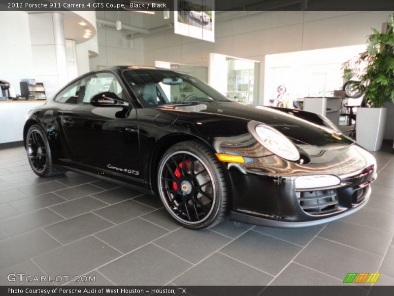 Black / Black 2012 Porsche 911 Carrera 4 GTS Coupe