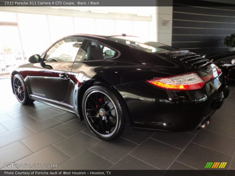 Black / Black 2012 Porsche 911 Carrera 4 GTS Coupe