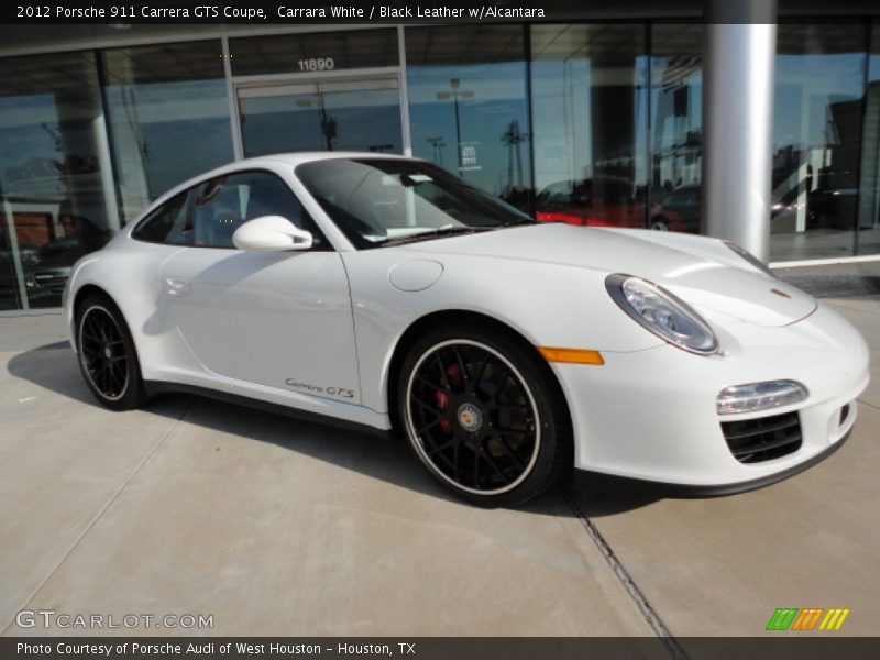 Carrara White / Black Leather w/Alcantara 2012 Porsche 911 Carrera GTS Coupe