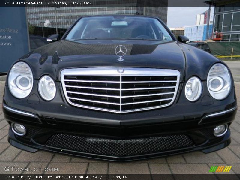 Black / Black 2009 Mercedes-Benz E 350 Sedan