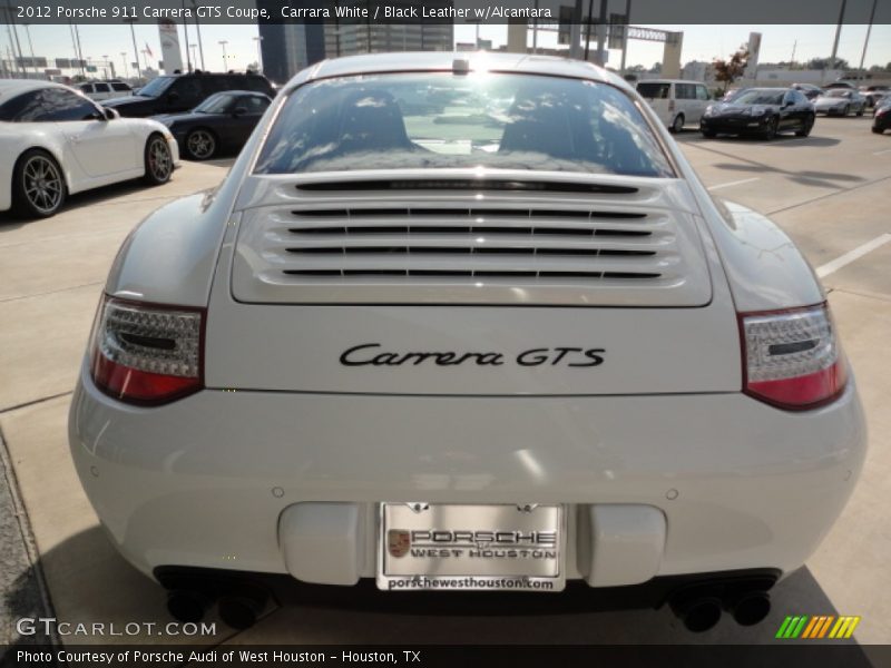 Carrara White / Black Leather w/Alcantara 2012 Porsche 911 Carrera GTS Coupe