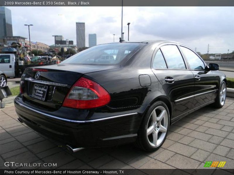 Black / Black 2009 Mercedes-Benz E 350 Sedan