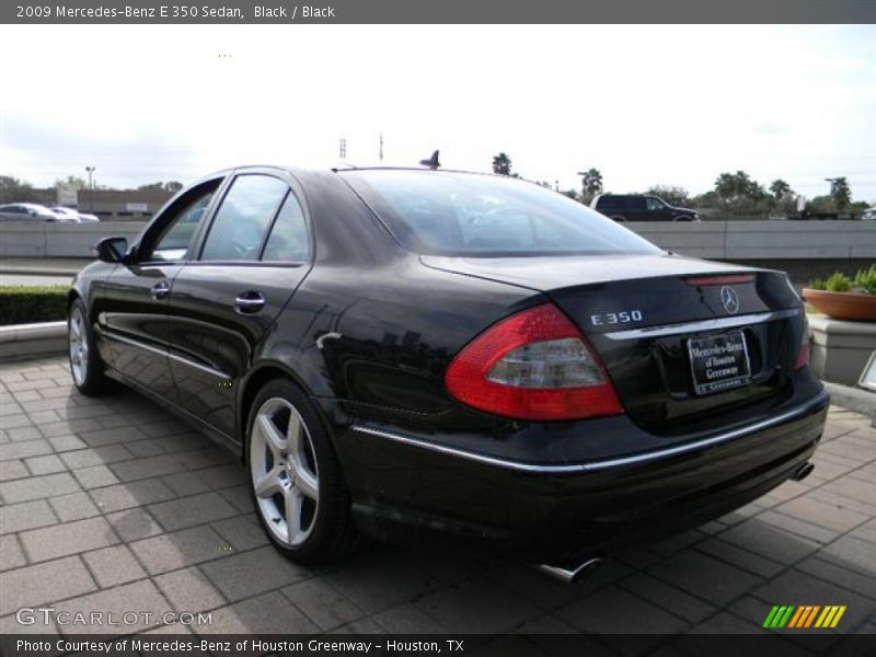 Black / Black 2009 Mercedes-Benz E 350 Sedan