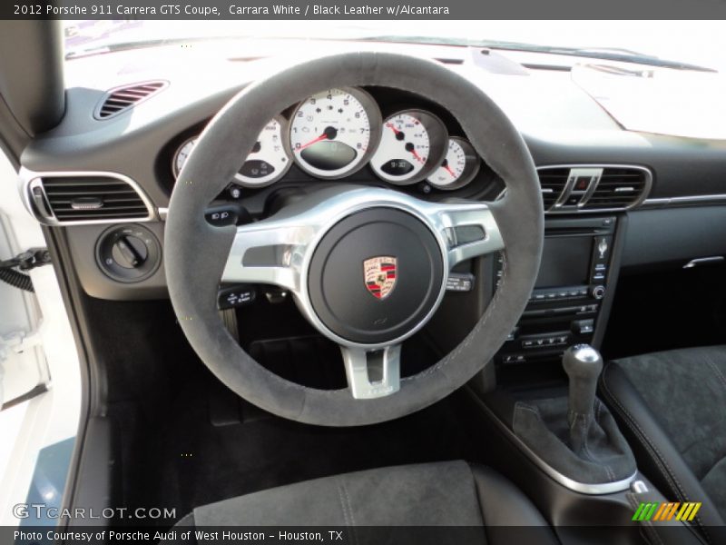 Carrara White / Black Leather w/Alcantara 2012 Porsche 911 Carrera GTS Coupe