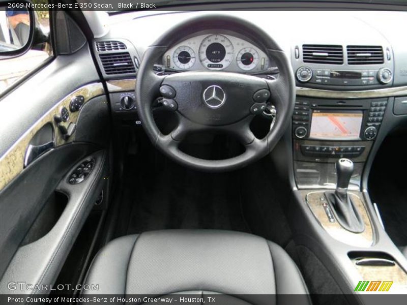 Black / Black 2009 Mercedes-Benz E 350 Sedan