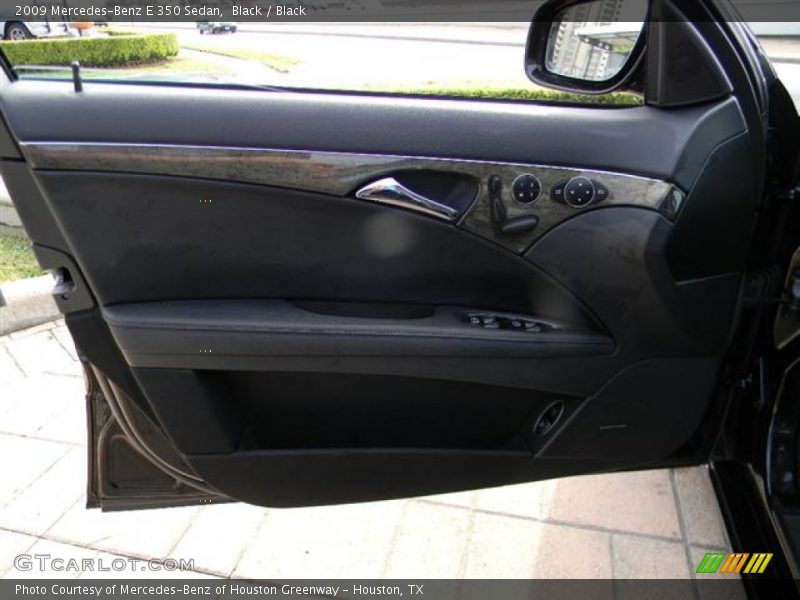 Black / Black 2009 Mercedes-Benz E 350 Sedan