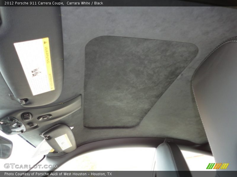 Carrara White / Black 2012 Porsche 911 Carrera Coupe