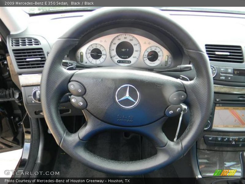 Black / Black 2009 Mercedes-Benz E 350 Sedan