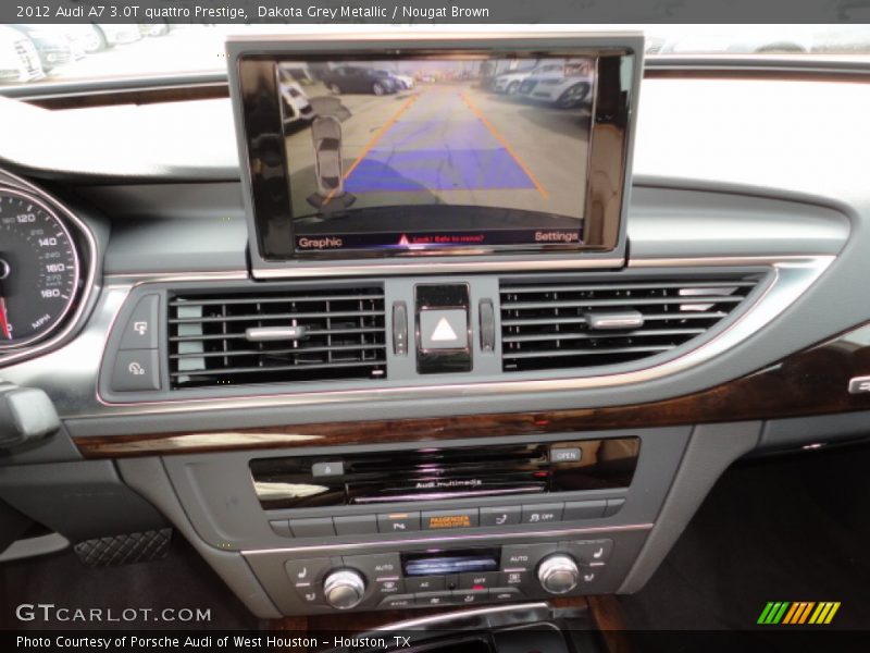 Dakota Grey Metallic / Nougat Brown 2012 Audi A7 3.0T quattro Prestige