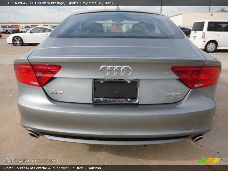 Quartz Grey Metallic / Black 2012 Audi A7 3.0T quattro Prestige