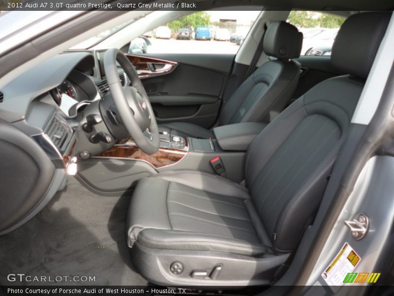  2012 A7 3.0T quattro Prestige Black Interior