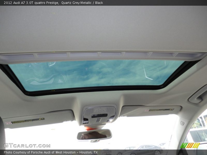 Quartz Grey Metallic / Black 2012 Audi A7 3.0T quattro Prestige